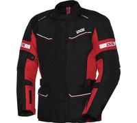 IXS Tour Evans-ST Veste textile de moto de dames, noir/rouge, Taille Femme S