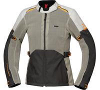 IXS Tourster-Big Air 1.0 Mesh Veste textile de moto pour femmes, gris/beige, Taille S