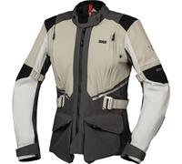 IXS Tourster-STX 1.0, veste textile imperméable pour femmes 4XL Gris/Gris Foncé/Gris Clair Gris/Gris Foncé/Gris Clair