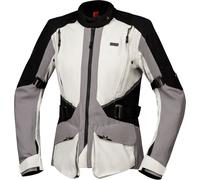 IXS Tourster-STX 1.0, veste textile imperméable pour femmes 3XL Gris Clair/Gris/Noir Gris Clair/Gris/Noir