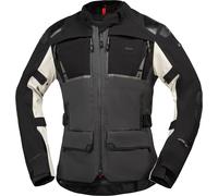 IXS Tourster STX 2.0 Veste textile moto imperméable, Gris foncé/gris clair, Taille XL