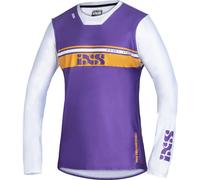 IXS Trigger 2.0 Maillot de motocross, Violet/Blanc, Taille S