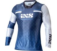 IXS Trigger-MX 1.0, maillot L Bleu Foncé/Blanc Bleu Foncé/Blanc