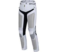 IXS Trigonis-Air, pantalon en textile pour femmes S Gris Clair/Gris/Noir Gris Clair/Gris/Noir