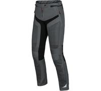 IXS Trigonis-Air Pantalon textile de moto pour dames, Gris foncé/Noir, Taille M court