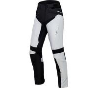 IXS Tromsö-ST 2.0, pantalon textile imperméable pour femmes M Gris Clair/Noir Gris Clair/Noir