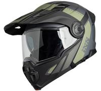 IXS Venture 1.0, casque rabattable XS Mat Gris/Noir/Olive Mat Gris/Noir/Olive