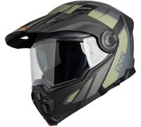 IXS Venture 1.0, casque rabattable XXL Mat Gris/Noir/Olive Mat Gris/Noir/Olive