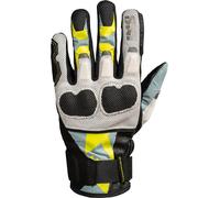 IXS Venture-Air 1.0 Gants de moto, noir/bleu/jaune, Taille M