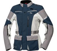 IXS Venture-STX 1.0 imperméable dames moto textile veste, gris-bleu, taille 3XL pour femmes