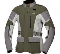IXS Venture-STX 1.0 imperméable dames moto textile veste, Vert/Gris, Taille XXL