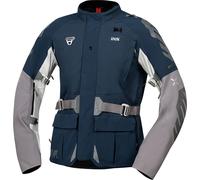 IXS Venture-STX 1.0 wasserdichte motorrad textiljacke, bleu/gris, Taille M