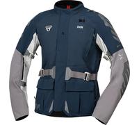 IXS Venture-STX 1.0 wasserdichte motorrad textiljacke, bleu/gris, Taille 5XL