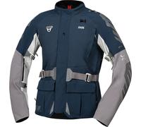 IXS Venture-STX 1.0 wasserdichte motorrad textiljacke, bleu/gris, Taille L