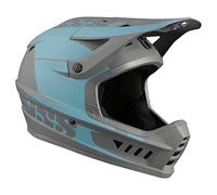 IXS Xact Evo Casque intégral VTT/E-Bike/BMX Adulte Unisexe, Ocean-Graphite, SM (53-56cm)