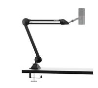 IXTECH Microphone Boom Arm stand, Support pour micro ajustable avec attaches, montant de bureau pour streaming, podcast et jeu (MÉDIAUX)
