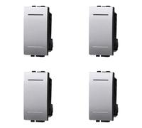 ixtrima Bouton 1P 16A unipolaire couleur gris compatible avec Bticino Living Light/international