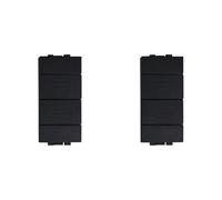 IXTRIMA Bouton Montant Commutateur 2P 10A Volets roulants Couleur Noir Compatible avec Bticino Living International/Light