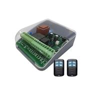 IXTRIMA Centrale universelle pour volet, porte de garage, rideau métallique et moteur de stores, automatisation de volet tubulaire avec récepteur radio 433 MHz et 2 télécommandes pré-encodées