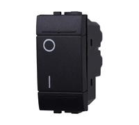 IXTRIMA Commutateur bipolaire 0-1 16A Couleur Noir Compatible avec Bticino Living International/Light 1 pc
