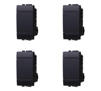 IXTRIMA Déviateur 1P 16A unipolaire Couleur Noir Compatible avec Bticino Living International/Light 4 PCS