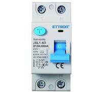 IXTRIMA Interrupteur différentiel pur 2P 25A 300mA 220V-6KA classe A 300mA pour rail DIN - 2 modules DIN - Protection circuit et sécurité installations