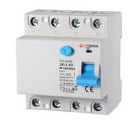IXTRIMA Interrupteur différentiel pur 4P 25A 30mA 380V-6KA 30mA pour rail DIN - 4 modules DIN - Protection circuits et sécurité installations