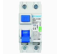 IXTRIMA Interrupteur différentiel pur magnétothermique 2P 16A 30mA courbe B 6KA AC/DC 220 V 30 mA courbe B pour rail DIN - 2 modules DIN - Protection circuit et sécurité installations