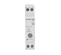 IXTRIMA Interrupteur intelligent WiFi Tuya universel, mesure consommation d'énergie et protection surcharge, 40A, 230Vac, monophasé, télécommande, programmable. Alexa, Google. 1 module Din monophasé