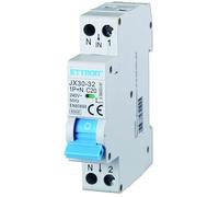 IXTRIMA Interrupteur magnétothermique 1P+N 20A 220V 6KA pour rail DIN - 1 module DIN - Protection des circuits et des installations de sécurité