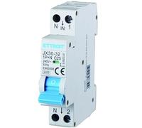 IXTRIMA Interrupteur magnétothermique 1P+N 25A 220V 6KA pour rail DIN - 1 module DIN - Protection des circuits et des installations de sécurité