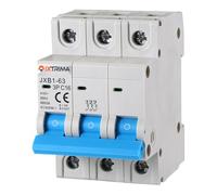 IXTRIMA Interrupteur magnétothermique 3P 16A 380V 6KA pour rail DIN - 3 modules DIN - Protection circuit et sécurité installations