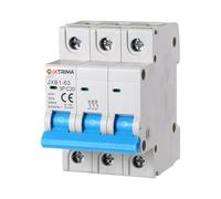 IXTRIMA Interrupteur magnétothermique 3P 20A 380V 6KA pour rail DIN - 3 modules DIN - Protection circuit et sécurité installations