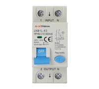 IXTRIMA Interrupteur magnétothermique différentiel 1P+N 10A 300mA 220V-6KA 2 modules 300mA pour rail DIN - Protection circuit et sécurité Installations