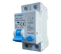 IXTRIMA Interrupteur magnétothermique différentiel 1P+N 10A 30mA 220V-6KA 2 modules 30mA pour rail DIN - Protection Circuits et Sécurité Installations