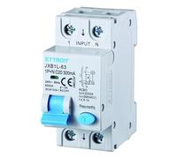 IXTRIMA Interrupteur magnétothermique différentiel 1P+N 20A 300mA 220V-6KA 2 modules 300mA pour rail DIN - Protection circuit et sécurité installations
