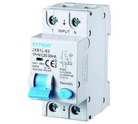 IXTRIMA Interrupteur magnétothermique différentiel 1P+N 25A 30mA 220V-6KA Classe A 2 modules 30mA pour rail DIN - Protection circuit et sécurité installations