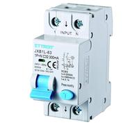 IXTRIMA Interrupteur magnétothermique différentiel 1P+N 32A 300mA 220V-6KA 2 modules 300mA pour rail DIN - Protection circuit et sécurité installations