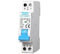 IXTRIMA Interrupteur magnétothermique différentiel 1P+N 6A 30mA 220V-6KA 1 module 30mA pour rail DIN - Protection Circuits et Sécurité Installations