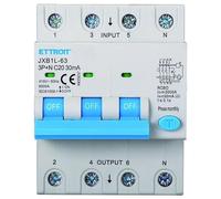 IXTRIMA Interrupteur magnétothermique différentiel 3P+N 20A 30mA 380V-6KA Classe A 30mA pour rail DIN - 4 modules DIN - Protection circuit et sécurité installations