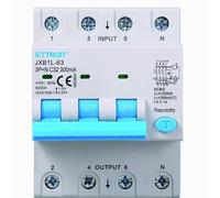 IXTRIMA Interrupteur magnétothermique différentiel 3P+N 32A 300mA 380V-6KA 300mA pour rail DIN - 4 modules DIN - Protection des circuits et des installations de sécurité