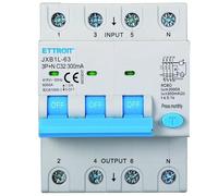 IXTRIMA Interrupteur magnétothermique différentiel 3P+N 32A 300mA 380V-6KA Classe A 300mA pour rail DIN - 4 modules DIN - Protection circuit et sécurité installations