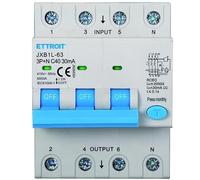 IXTRIMA Interrupteur magnétothermique différentiel 3P+N 40A 30mA 380V-6KA Classe A 30mA pour rail DIN - 4 modules DIN - Protection circuit et sécurité Installations