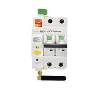 IXTRIMA Interrupteur magnétothermique WiFi 2P 16A Tuya Smart pour automatisation tableau électrique - ESR3216
