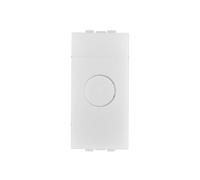 IXTRIMA Lampe LED encastrable, 1 module avec bouton marche/arrêt, lumière blanche naturelle 4000 K, compatible avec BTicino Living, gris