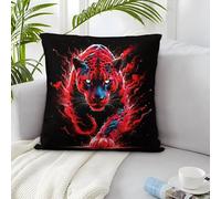 IXUEOUUXC Black Panther 3D Imprimé avec Housse De Coussin Créative 2 Pièces avec Gar?on Cadeau 50x50cm