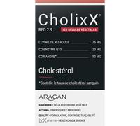 ixX Pharma CholixX Red 2,9 Levure De Riz Rouge CoQ10 & Vitamines B9-B12 120 Gélules