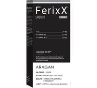 ixX Pharma FerixX Liquid Fer Hautement Assimilable Lipofer Vitamines B6-B12 Fatigue & Énergie 120ml