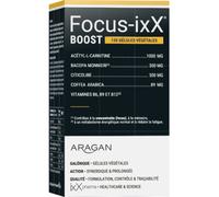 ixX Pharma Focus ixX Boost Caféine Bacopa & Vitamines B Focus Et Mémoire 120 Gélules