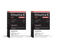 ixX Pharma ImunixX 100 | Boost d'immunité hivernal Vitamine C et glucane breveté Comprimé(S) 2x90 pc(s)